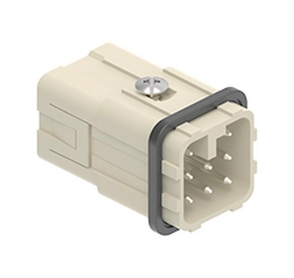ILME Stifteinsatz Gr.21.21 7P+PE CDYM 07 AXYR  push-in Anschluss 10A 250V