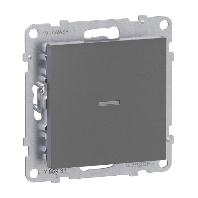 Legrand 765931 Seano with Netatmo        Schalter/Dimmer m.NeutralL Anthrazit