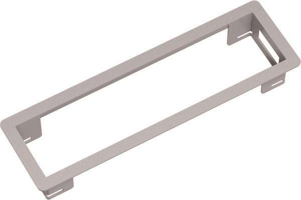 Bachmann POWER FRAME kurz        317.000 Einbaurahmen silbergrau RAL9006