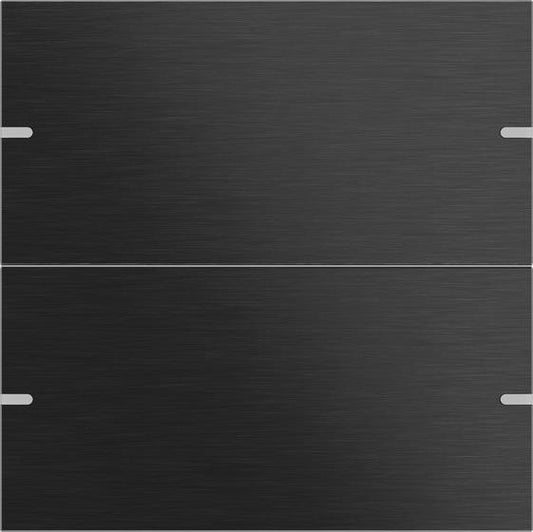 GIRA 5022126 Wippenset 2fach Tastsensor4 TS4 Aluminium Schwarz (eloxiert)