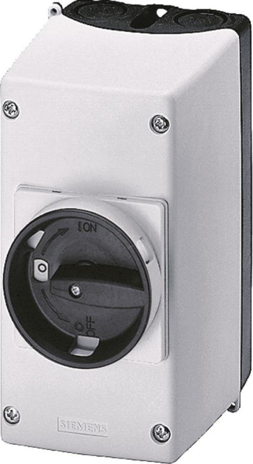 Siemens 3RV19231DA00 Isolierstoff-       Aufbaugehäuse IP55 m.N-u.PE-Klemme 72mm