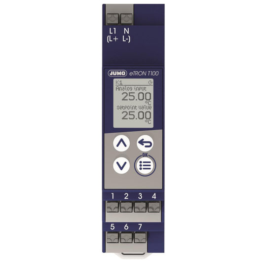 Jumo Digitaler     701052/8-01-02-00/000 Thermostat, 230 V, Pt100, 00721265