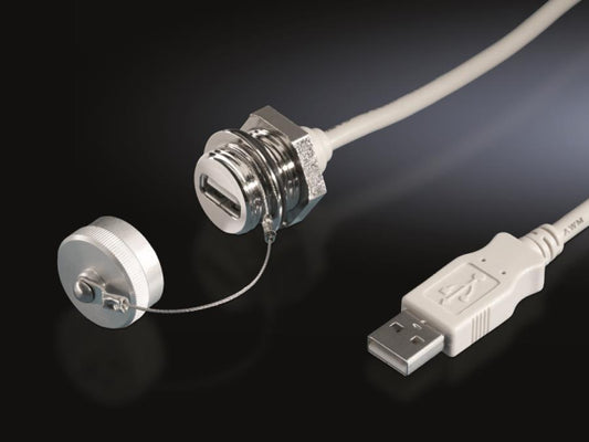 Rittal USB-Verlängerung 1,0m  SZ 2482220 Bauform A m.Wandanschluss