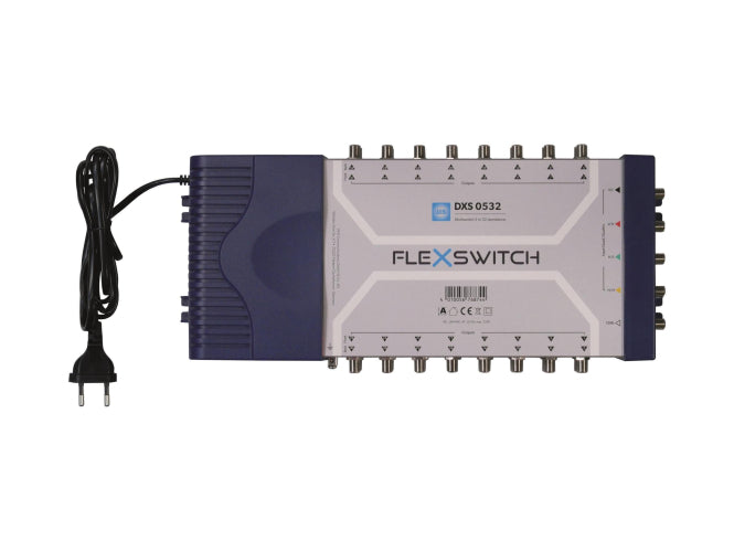 WISI FLEXSWITCH Multischalter    DXS0532     5in32 aktiv mit Netzteil