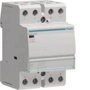 Hager Installationsschütz 63A     ESC463 4Schließer 230V