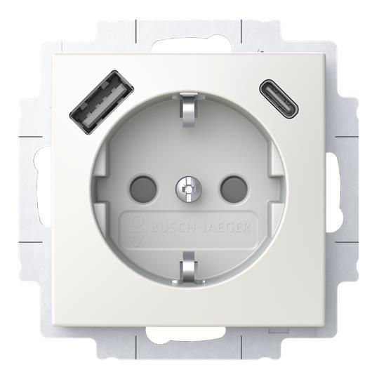 BJ SCHUKO -/USB-A+C    20 EUCB2USBAC-914 Steckdose
