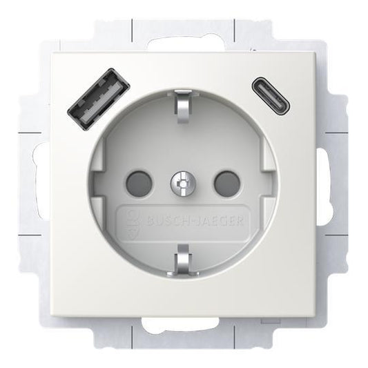 BJ SCHUKO -/USB-A+C    20 EUCB2USBAC-914 Steckdose