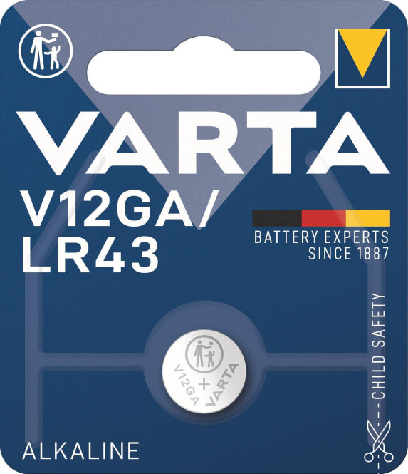 VARTA Electronic Alkali            V12GA 1,50V 125mAh 04278101401 *Blister a 1 St