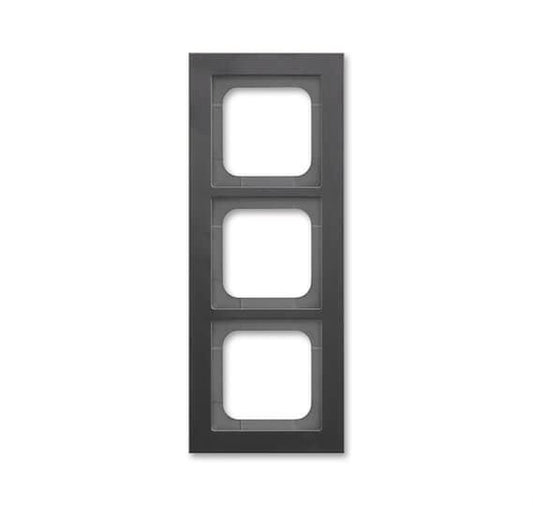 BJ Abdeckrahmen schwarz matt    1723-275 Rahmen Busch-axcent