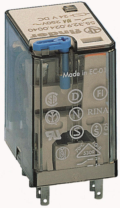 Finder Miniatur-Industrie-Printrelais    55.32.9.024.0040 2W 10A 24VDC