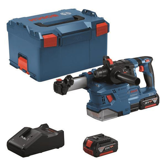 Bosch Bohrhammer GBH 18V-22   0611924003 Set inkl. Staubabsaugung, 2xAkku 4.0Ah..