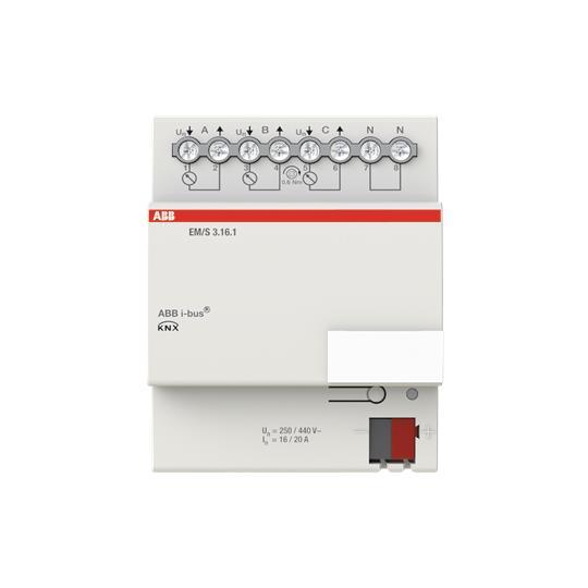 ABB EM/S3.16.1 Energiemodul,  EM/S3.16.1 3F, 16/20A, REG