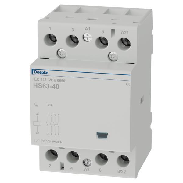 DOEP Inst.Schütz 4S 63A     HS63-40/230V **   230V