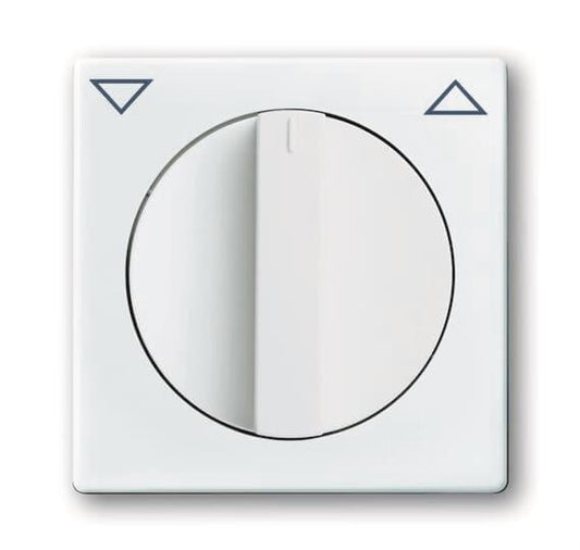 BJ carat Abdeckung für Jalousie- 1740-84   Schalter/-taster davos/ studioweiss