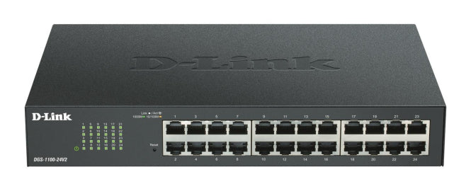D-Link 24-Port Layer2    DGS-1100-24V2/E Smart Gigab.Switch 24x10/100/1000Mbit/s