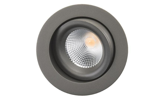 SGL Einbau.LuxIsoSafe IP44 grafit 902528 8W 500lm 3000K Ra98 kardan. dim Konvert.