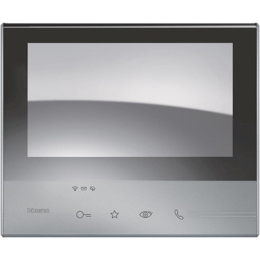 BTicino 344643 CLASSE300 X13E Hörerlose  Video Hausstation Schwarz m.7z LCD-Touch