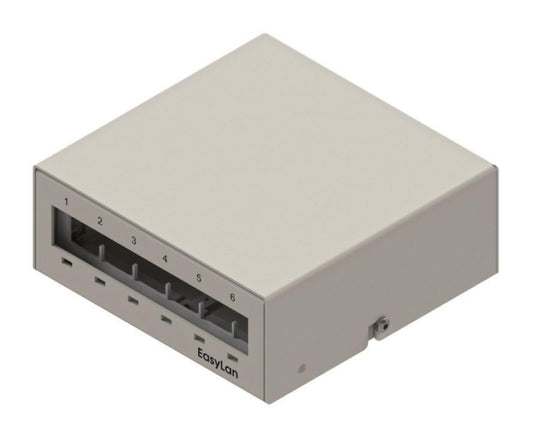 EasyLan EL preLink / fixLink             Unterbaupanel/Consolidation Point 6 Port