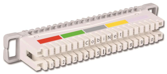 CobiNet 112680 LSA-Trennleiste 2/10 zu   10DA m.Farbcode f.Montagewanne/-kanal