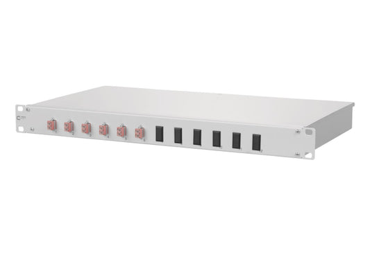 Metz OpDAT fix 6xLC-D OM4   1502577506-F Keramik erikaviolett 19z 1HE Spleißbox