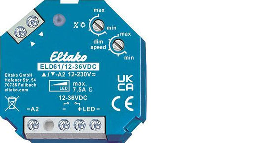 Eltako ELD61/12-36V DC LED-Dimmschalter  Power MOSFET für LED-Lampen     61100865