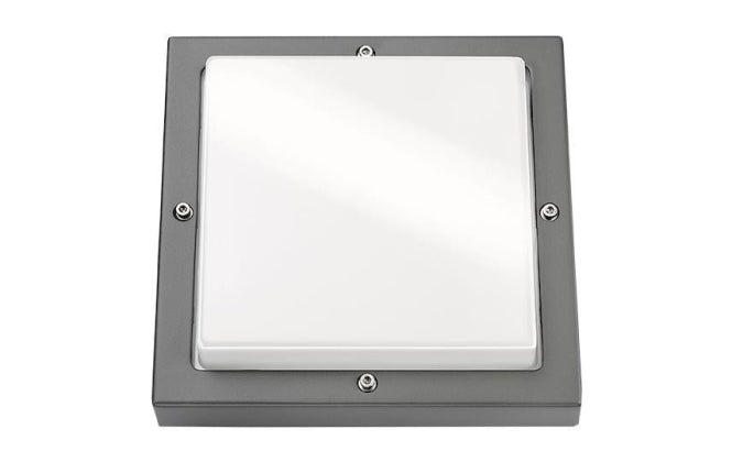 SGL Wandleuchte Bassi grafit 60W  623180    E27 IP65 IK10 240x240mm