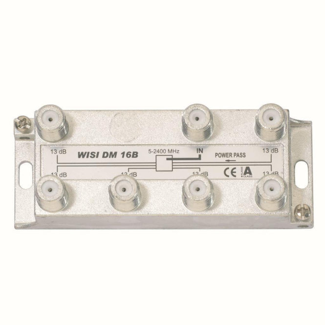 WISI Verteiler 6-fach              DM16B     5-2400MHz 13dB