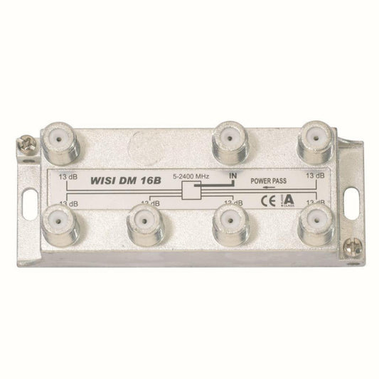 WISI Verteiler 6-fach              DM16B     5-2400MHz 13dB