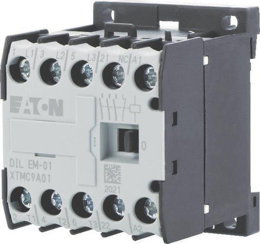 EATON DILEM-01 230V50Hz 240V60Hz  051795 Leistg. schütz 3p+1Ö 4kW 400V AC3 051795
