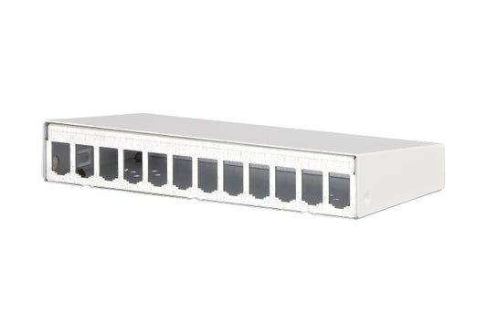 Metz E-DAT Modul 12er      130861-1202-E    AP Gehäuse RW RAL9010 unbestückt