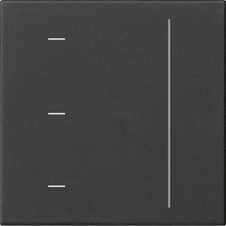 GIRA 5365005 S3000 Touchaufsatz          System 55 Schwarz matt (lackiert)