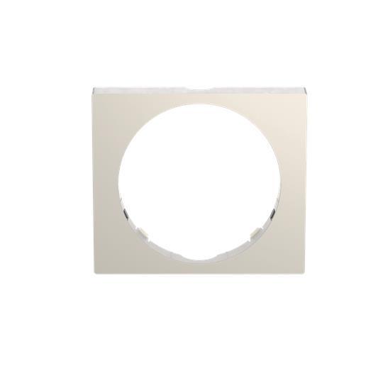 BJ Designrahmen edelstahl 6851/DR-136    Busch-Wächter -Designrahmen eckig