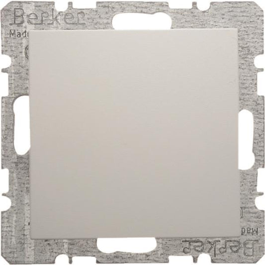 BER S1 Blindabdeckung mit     6710098989    Sockel polarweiss glänzend