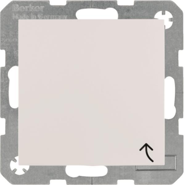 BER S1 Schuko Kombi mit         47518989    Klappdeckel polarweiss glänzend