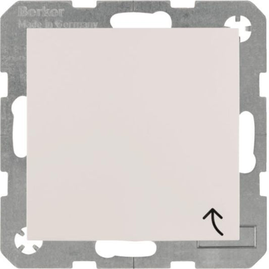 BER S1 Schuko Kombi mit         47518989    Klappdeckel polarweiss glänzend