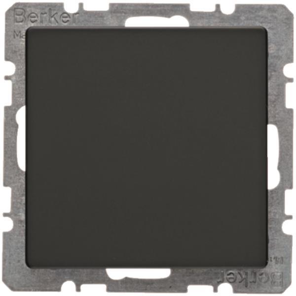 Berker Blindverschluss m.     6710096086 Zentralstück Q.1/Q.3 anthrazit, samt