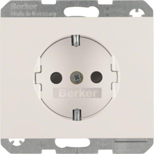 BER K1 Schuko Kombi             47357009 mit erh. Ber.-sch. / polarweiss