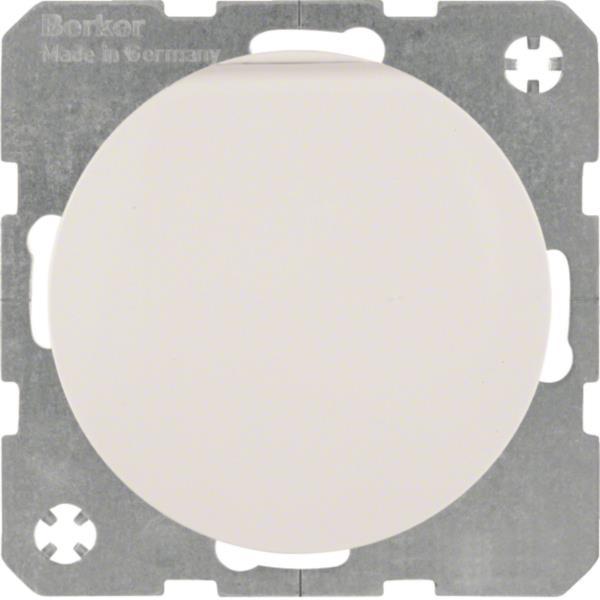 Berker Steckdose SCHUKO m.      47512089 Klappdeckel R.1/R.3 polarweiß, glänzend