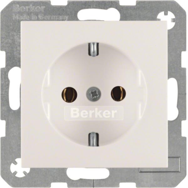 BER S1 Schuko Kombi             47431909    polarweiss matt
