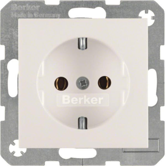 BER S1 Schuko Kombi             47431909    polarweiss matt