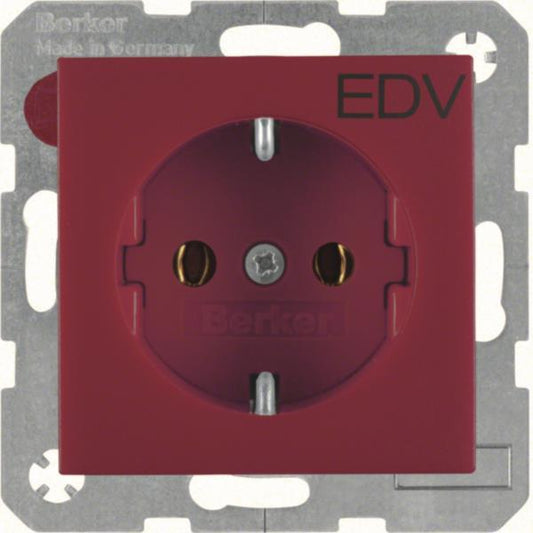BER S1 Schuko Kombi mit         47431922    Aufdruck EDV rot