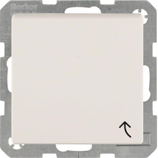 BER S1 Schuko Kombi mit         47511909 Klappdeckel und Steckklemmen polarweiss