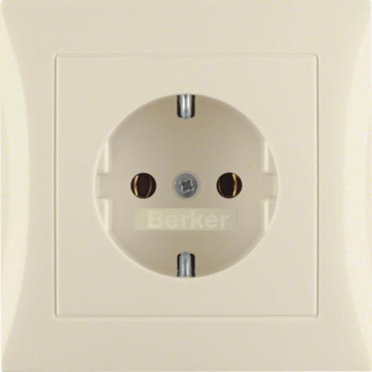 BER S1 Schuko Voll              47428982    weiss glänzend