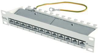 TG 10" Patch Panel MPP12-HS  J02022A0057   K Cat.6A