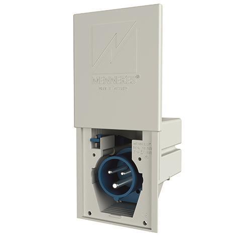 Mennekes 16A3P 6H230V Cara-Contact  8001 IP44  Einspeisestecker
