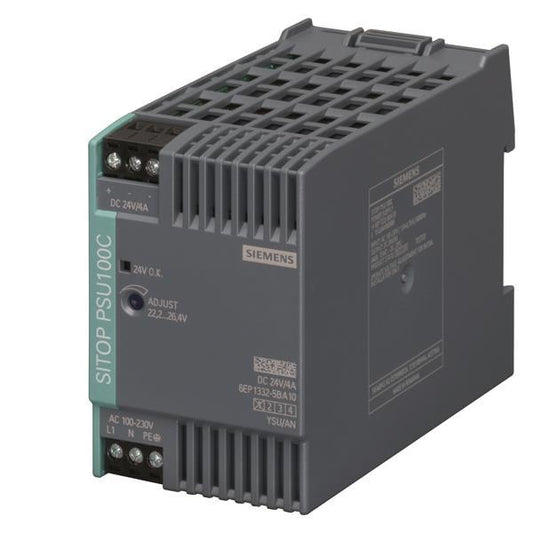Siemens 6EP13325BA10 SITOP PSU100C 24/   4A gerege. Stromvers. Eing. 120-230VAC