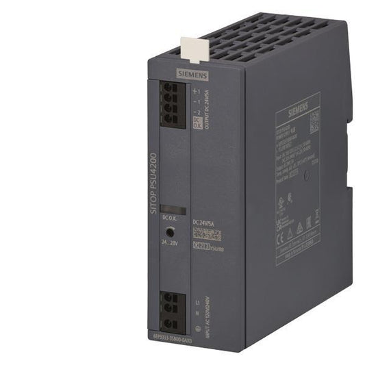 Siemens 6EP3333-3SB00-0AX0 SITOP PSU4200 Stromversorgung 1phasig DC 24V/5A