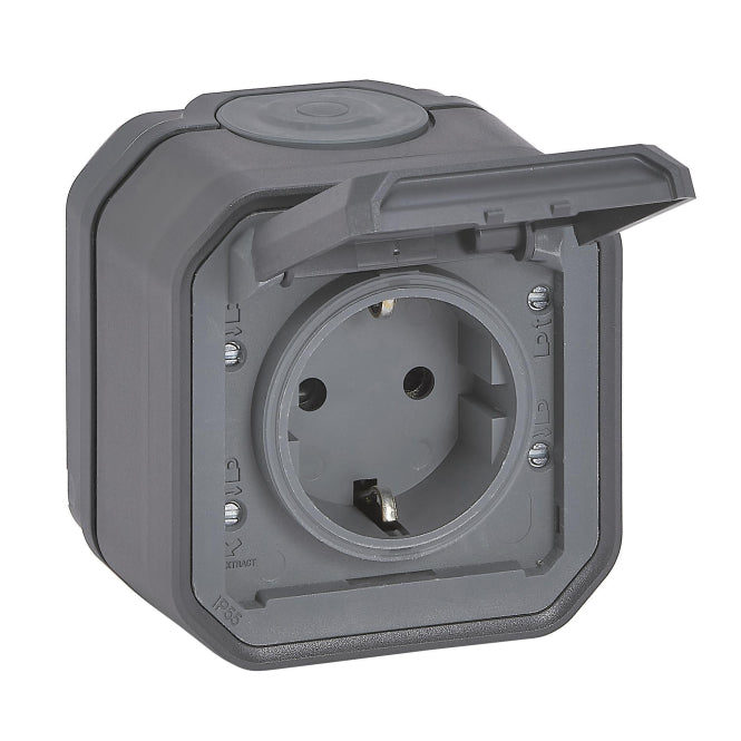 Legrand 069799L Plexo New FRAP IP44      Steckdose 1fach anthrazit