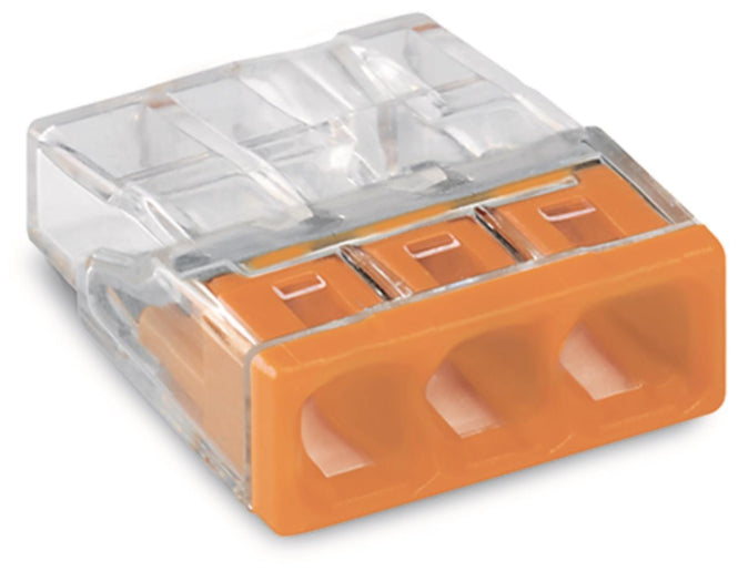 WAGO 2273-203 COMPACT-Verbindungsdosen-  klemme,für eindrähtige Leiter,max.2,5mm²