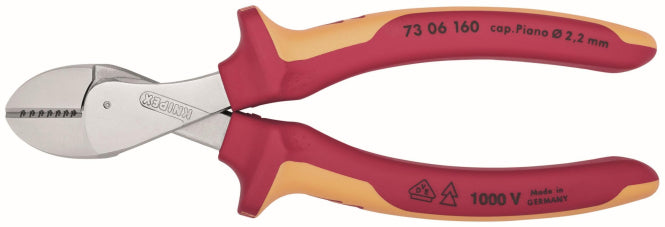 Knipex VDE-Kompakt-Seitenschneider 160mm X-Cut                            7306160